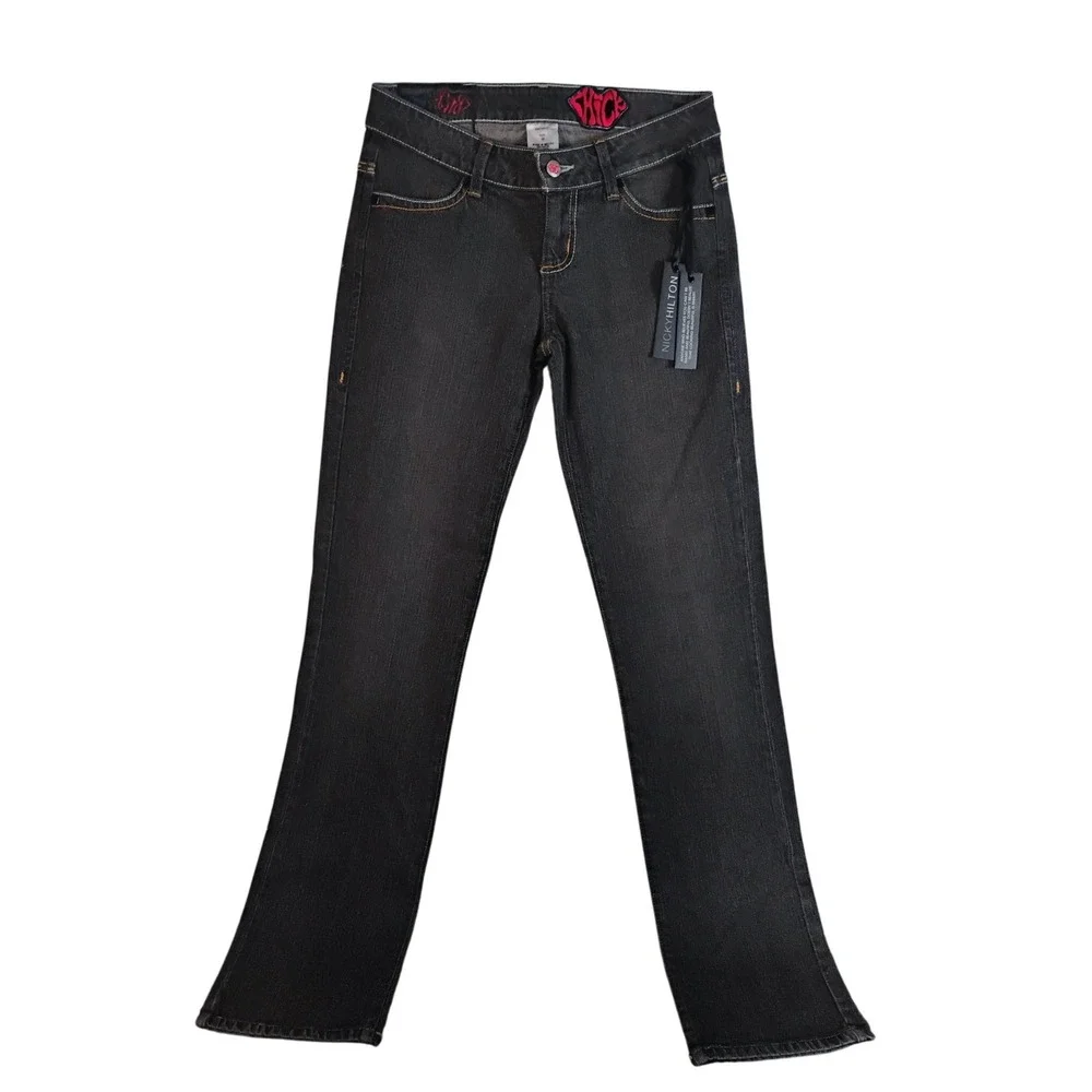 Chick by Nicky Hilton‎ Jeans Size 25 Low Rise Bootcut Flare Dark Wash NWT